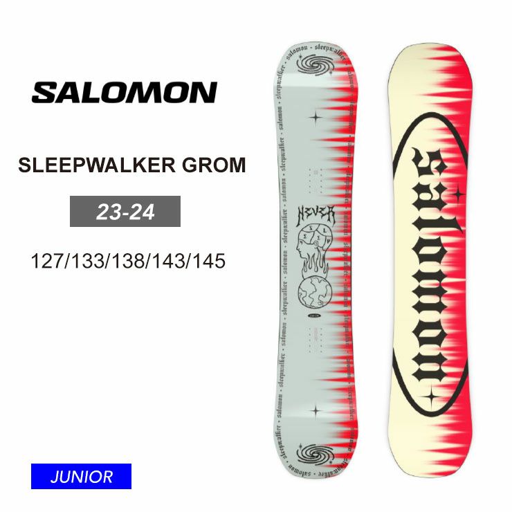 キッズ スノーボード2点セット SALOMON SLEEPWALKER GROM/OH YEAH