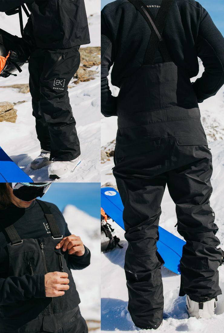 スノーボード BURTON ak GORE-TEX BibPants Men's Burton [ak] Tusk GORE-TEX PRO 3L Hi-Top Bib Pants
