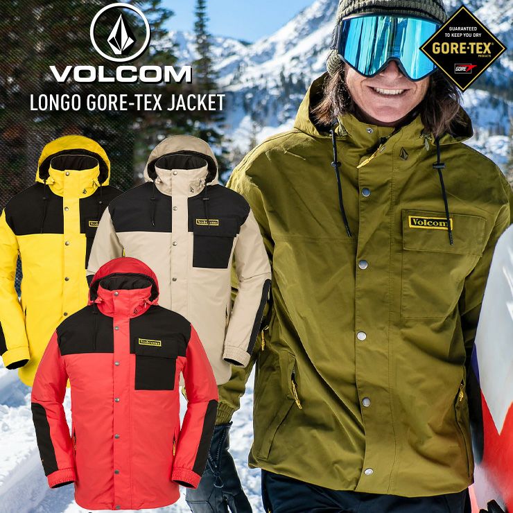 年末限定特価】23-24 VOLCOM ボルコム LONGO GORE-TEX JACKET ロンゴ ゴアテックスジャケット スノーボード スキー  ウェア 2024 | スノーボード・アウトドアスポーツ通販サイト PSJ Family