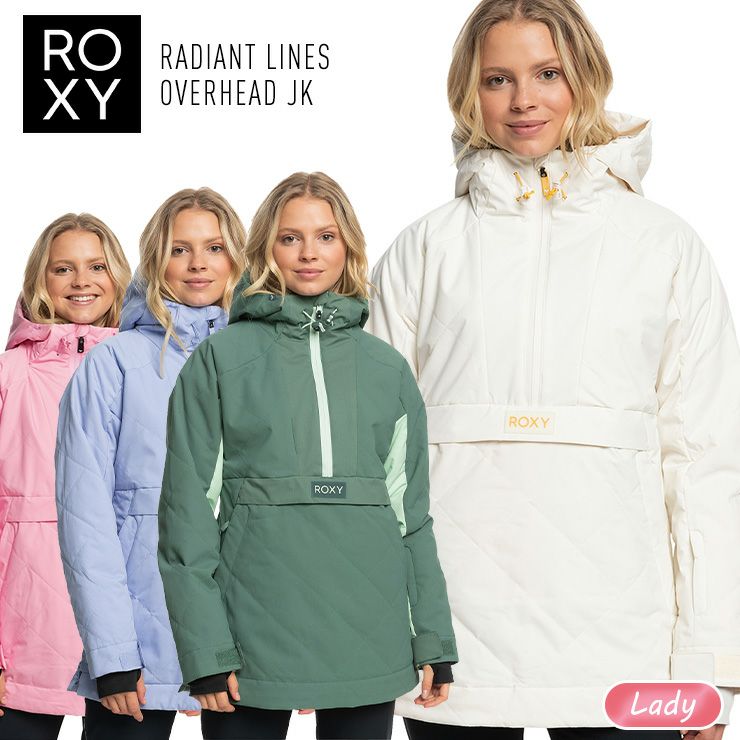 2024 ROXY ロキシー RADIANT LINES OVERHEAD JK レディース アノラック 