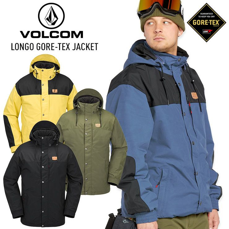 24-25 VOLCOM ボルコム LONGO GORE-TEX JACKET ロンゴ ゴアテックスジャケット スノーボード スキー ウェア  G0652505 2025 | スノーボード・アウトドアスポーツ通販サイト PSJ Family