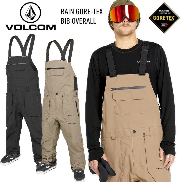 24-25 VOLCOM ボルコム RAIN GORE-TEX BIB OVERALL レイン ゴアテックス オーバーオール パンツ スノボー  スノーボード スキー ウェア G1352503 早期予約 | スノーボード・アウトドアスポーツ通販サイト PSJ Family