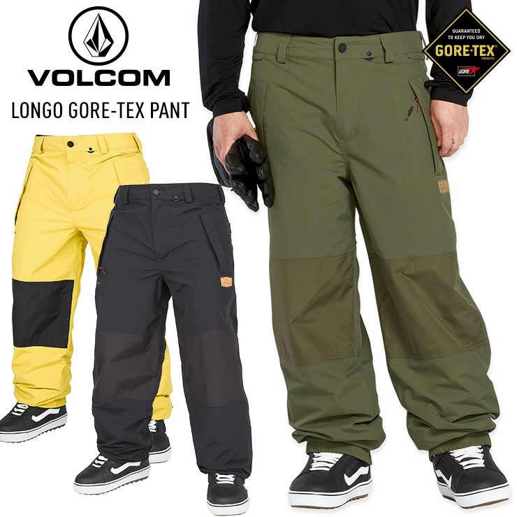 24-25 VOLCOM ボルコム LONGO GORE-TEX PANT ロンゴ ゴアテックス パンツ スノボー スノーボード スキー ウェア  G1352506 2025 早期予約 | スノーボード・アウトドアスポーツ通販サイト PSJ Family