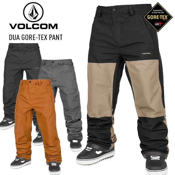 19.20 VOLCOM エルGORE-TEX スノーボードパンツ M ブラック（楽天市場 