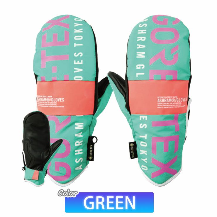 スキー・スノーボードアクセサリー 23/24 GORE-TEX ASHRAM PROFILE LOGO MITT スノーボード グローブ ユニセックス ゴアテックス ASHRAM