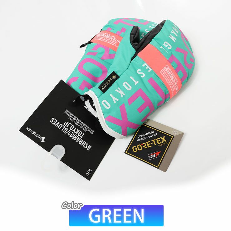 スキー・スノーボードアクセサリー 23/24 GORE-TEX ASHRAM PROFILE LOGO MITT スノーボード グローブ ユニセックス ゴアテックス ASHRAM